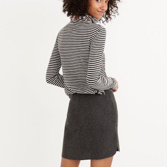 Madewell Shirttail Mini Skirt | Size 10 - Picture 7 of 7